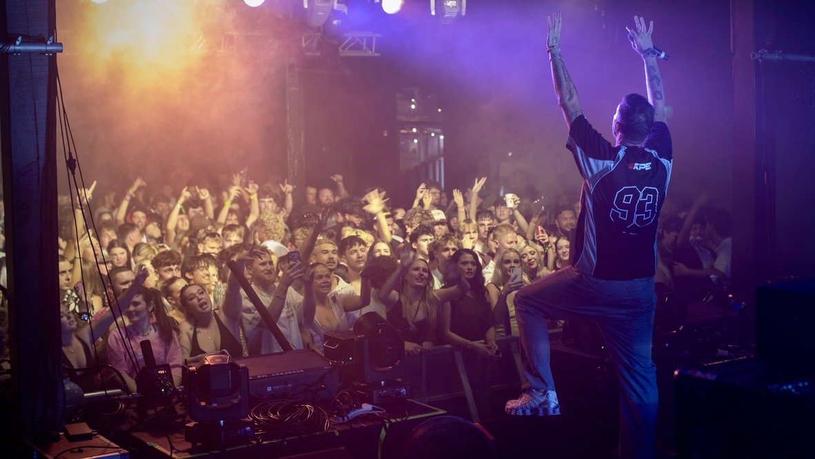 Homegrown after party — the room from the stage