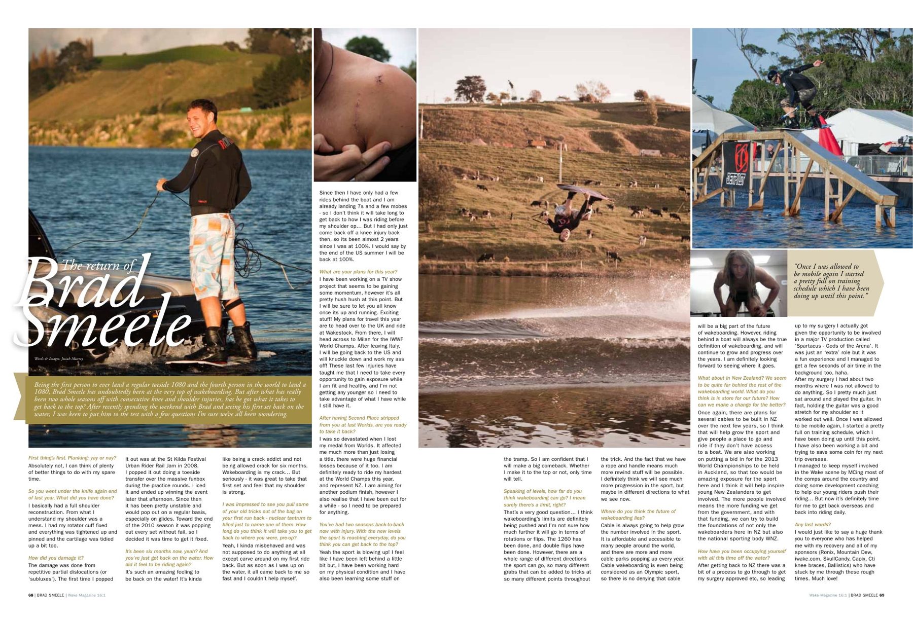 Wake Magazine — Brad Smeele feature