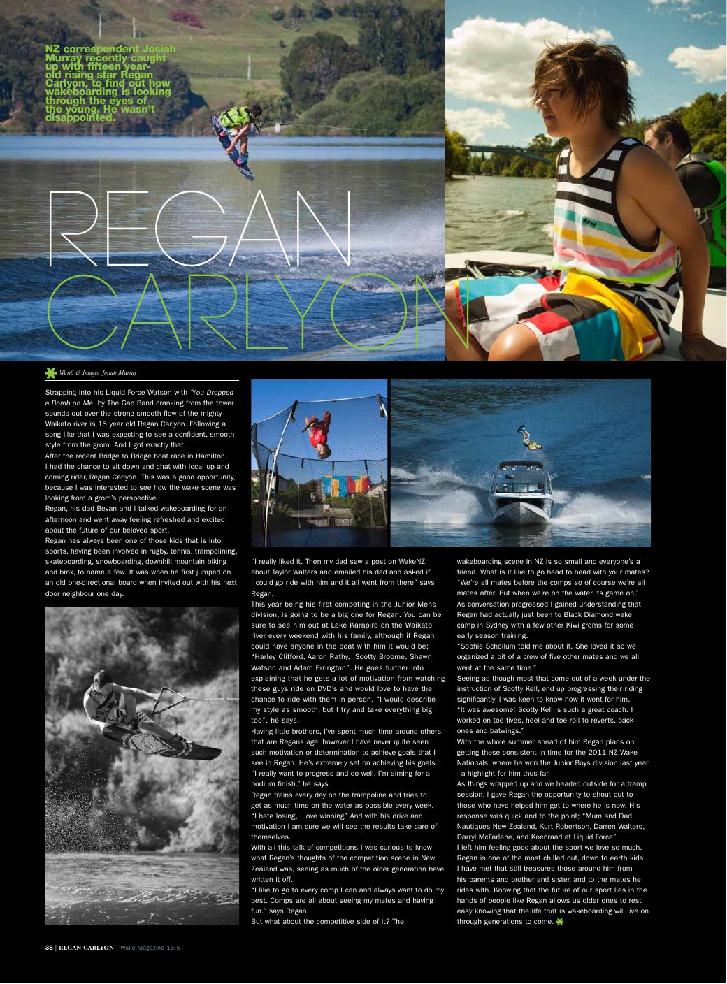 Wake Magazine — Regan Carlyon feature