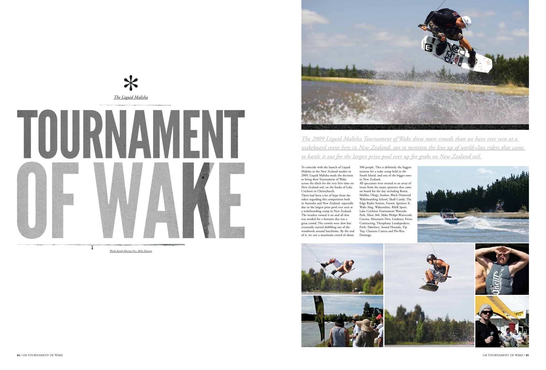 Wake Magazine — Tournament coverage