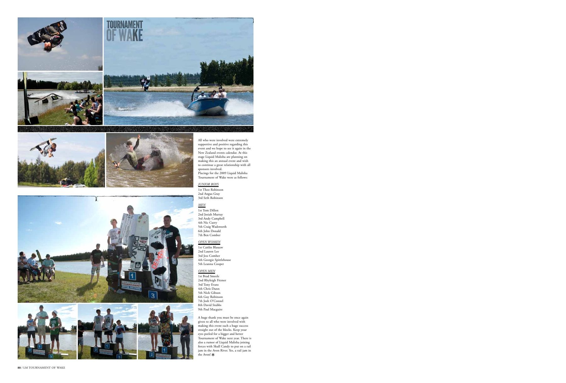 Wake Magazine — Tournament coverage